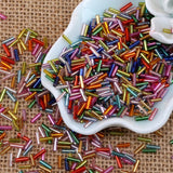 10000pcs 2*6mm Bright Plastic Jewelry Beads Ornament