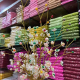 1000Pcs 16mm Acrylic Happiness Pearly Flower Beads DIY Accessories