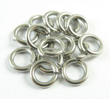 1000pcs 1.2*10mm Stainless Steel Jump Rings, Jewelry Finding