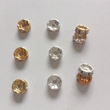 1000pcs Rhinestone Spacer Beads 6mm/8mm/10mm DIY Jewelry Making