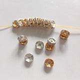 1000pcs Rhinestone Spacer Beads 6mm/8mm/10mm DIY Jewelry Making