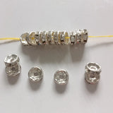 1000pcs Rhinestone Spacer Beads 6mm/8mm/10mm DIY Jewelry Making