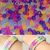 1000pcs UV Changing Beads 8X6mm Glow In The Dark