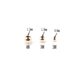 100PCS 2-4MM 14K Round Smooth Beads for Jewelry Making