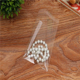 100PCS 8x10-8x32cm Transparent Self-Adhesive Sealed Bag OPP Plastic Glass Bag