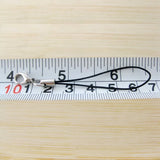 100PCS Lobster Clasp Rope Keychain Women Bag Phone Wallets Trinket DIY Jewelry