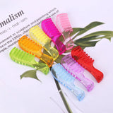 100Pcs Acrylic Small Comb Shape Jewelry Loose Beads