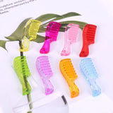 100Pcs Acrylic Small Comb Shape Jewelry Loose Beads