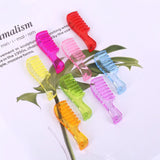 100Pcs Acrylic Small Comb Shape Jewelry Loose Beads