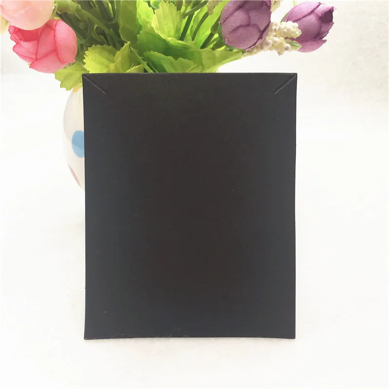 100Pcs Necklace Display Packaging Cards 10x8cm Square Earrings Card