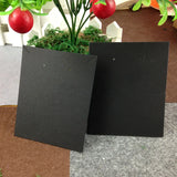 100Pcs Necklace Display Packaging Cards 10x8cm Square Earrings Card