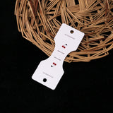 100Pcs/Lot Necklace Cards Jewelry Packaging Display Hanging Tags