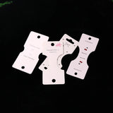100Pcs/Lot Necklace Cards Jewelry Packaging Display Hanging Tags