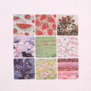 100Pcs 6x6cm Earrings Display Card Paper Holder Jewelry Organizer