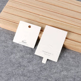 100Pcs 6x6cm Ring Earrings Packaging Display Card Hang Tags