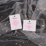 100Pcs Paper Earrings Cards Necklace Display Packaging Hanging Tags