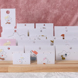 100Pcs Paper Earrings Cards 400gsm Cardboard Necklace Packaging Card Display