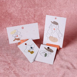 100Pcs Paper Earrings Cards 400gsm Cardboard Necklace Packaging Card Display