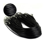 100pc DIY Leather Chain Necklace Women Wax Cord Rope Necklace For DIY Jewelry