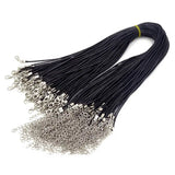 100pc DIY Leather Chain Necklace Women Wax Cord Rope Necklace For DIY Jewelry