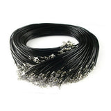 100pc DIY Leather Chain Necklace Women Wax Cord Rope Necklace For DIY Jewelry