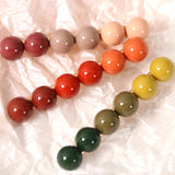 100pcs 12mm Solid Colors Flatback Resin Cabochon Beading Craft Bead