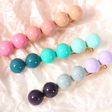 100pcs 12mm Solid Colors Flatback Resin Cabochon Beading Craft Bead
