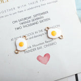 100pcs 15*22mm Enamel Egg Pendant Charms Oil Drop DIY Earring Craft