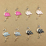 100pcs Animal Bird Shape Jewelry DIY Charms Tone Plated Pendant Charms