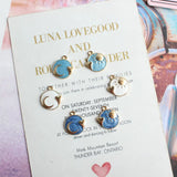 100pcs Sun Moon Alloy Charms Jewelry Findings Enamel Metal Earring Pendants