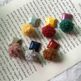 100pcs 20mm Wool Felt Round Charms for Jewelry DIY