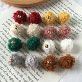 100pcs 20mm Wool Felt Round Charms for Jewelry DIY