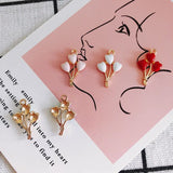 100pcs Colorful Balloon Shape Alloy Charms DIY Jewelry Accessory