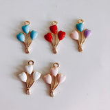 100pcs Colorful Balloon Shape Alloy Charms DIY Jewelry Accessory