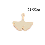 100pcs Enamel Alloy Leaf Plant Charms Oil Drop Earring Necklace Pendant