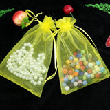 100pcs 7x9cm Organza Bags Wedding Christmas Gift Bag Jewelry Pouch