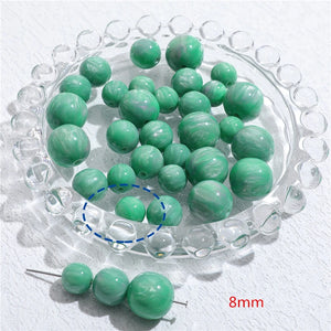 100pcs Resin Cartoon Shape Beads DIY Jewelry Earring Accessory