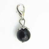100pcs Pearl Dangle Charms With Lobster Clasp Pendants DIY Jewelry Making
