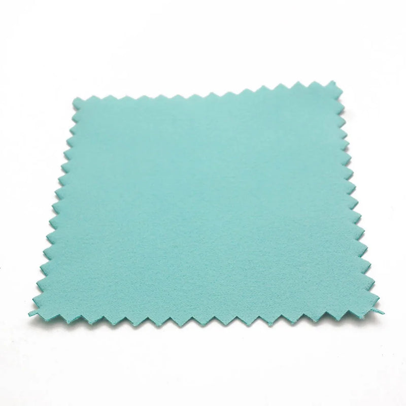100pcs Jewelry Polishing Cloth 80*80mm Pink Purple Green