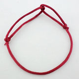 100pcs Red Cord String Lucky Charm Bracelets Adjustable Protection Bangle