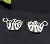 Tibetan Silver Comb Necklace Pendant 21x14mm NXET610