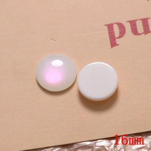 100pcs 16mm Geometry Resin Beads DIY Jewelry Earring/Hair Accessory