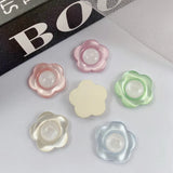 100pcs/lot 20mm Cartoon Flowers Resin Flatback Beads DIY Earring/Garment/Hair
