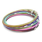 100pcs Stainless Steel Wire Collar Necklace DIY Jewelry Accessories