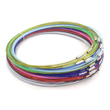 100pcs Stainless Steel Wire Collar Necklace DIY Jewelry Accessories