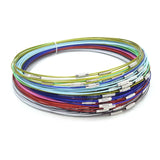 100pcs Stainless Steel Wire Collar Necklace DIY Jewelry Accessories