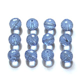 100pcs Crystal Glass Quartz 6mm Spacer Beads for Jewelry Making