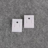 100pcs DIY Paper S925 Jewelry Card with PVC Hook Velvet Earrings Package Cards
