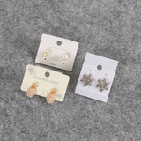 100pcs DIY Paper S925 Jewelry Card with PVC Hook Velvet Earrings Package Cards