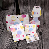 100pcs/lot Paper Earrings Card Dots Jewelry Necklace Cards